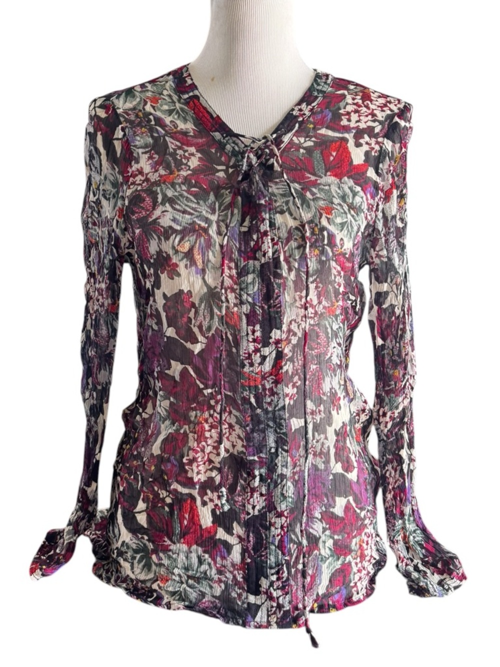 🌼5 for $25🌼 Lucky Brand Floral Peasant Blouse Size M
